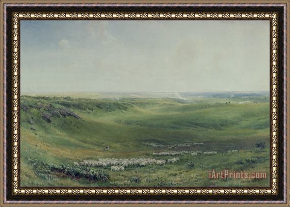 Thomas Collier Wide Pastures Framed Print