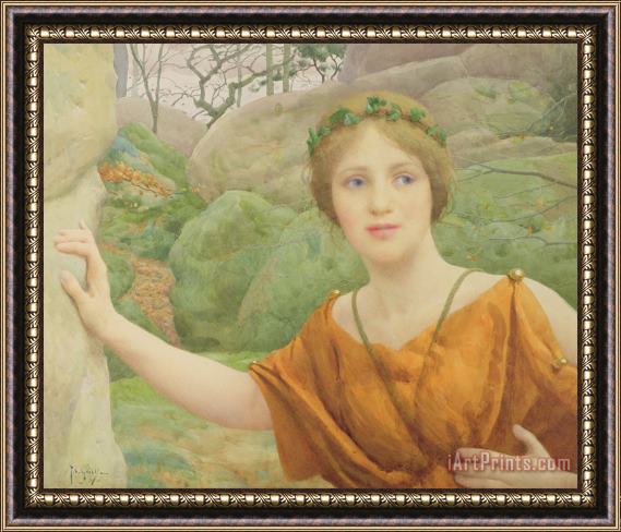 Thomas Cooper Gotch The Nymph Framed Painting