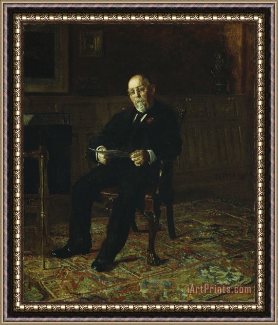 Thomas Cowperthwait Eakins  Robert M. Lindsay Framed Painting