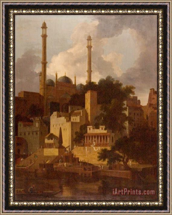 Thomas Daniell Aurangzeb's Mosque Framed Painting