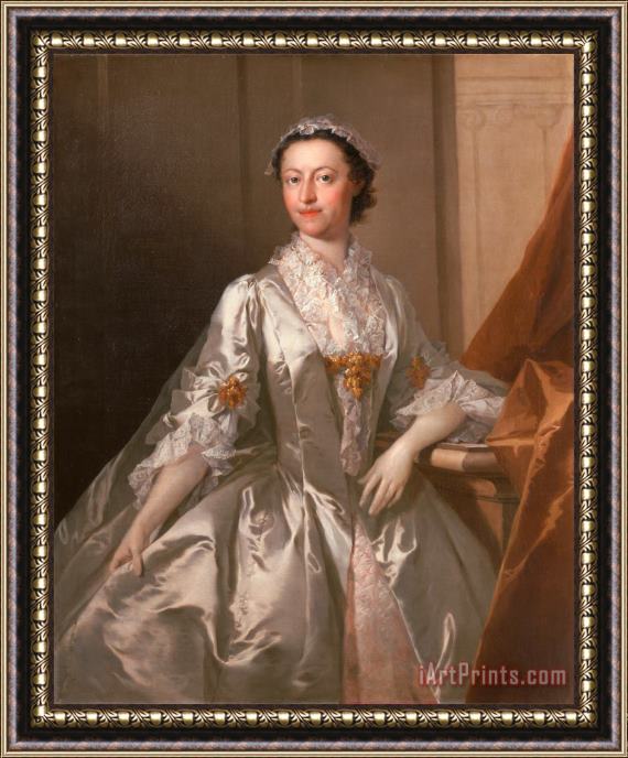 Thomas Frye Mrs. Wardle Framed Painting