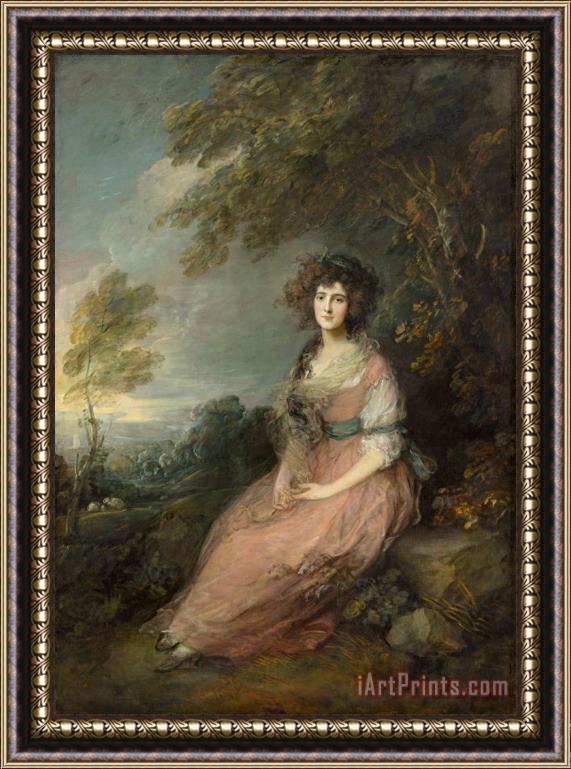 Thomas Gainsborough Mrs Richard Brinsley Sheridan Framed Print
