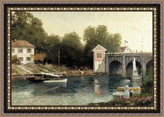 Thomas Kinkade Afternoon at Argenteuil Framed Painting