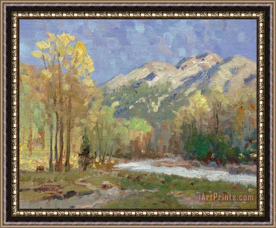 Thomas Kinkade High Country Meadow Framed Painting