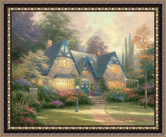 Thomas Kinkade Winsor Manor Framed Print