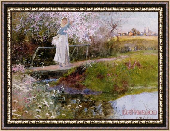 Thomas Mackay The Orchard Brook Framed Painting