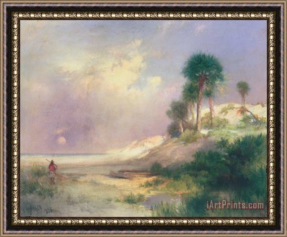 Thomas Moran Florida Framed Painting