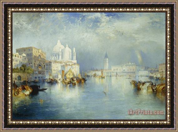 Thomas Moran Grand Canal Venice Framed Painting