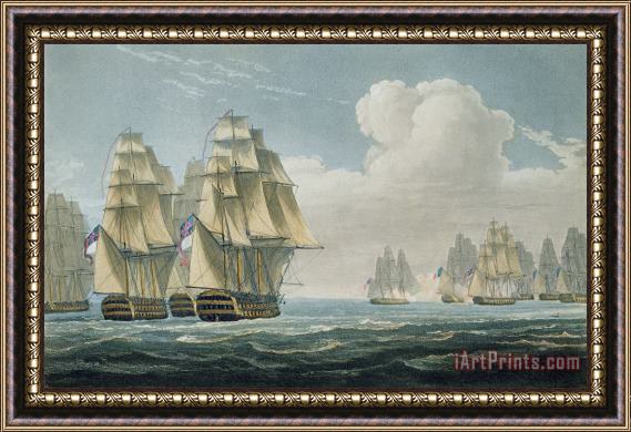 Thomas Whitcombe After The Battle Of Trafalgar Framed Painting