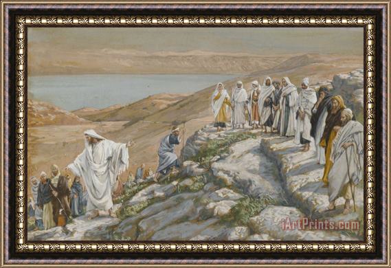 Tissot Ordaining of the Twelve Apostles Framed Painting