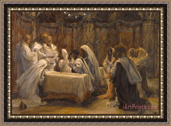 Tissot The Communion of the Apostles Framed Painting