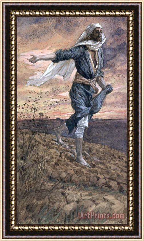 Tissot The Sower Framed Painting