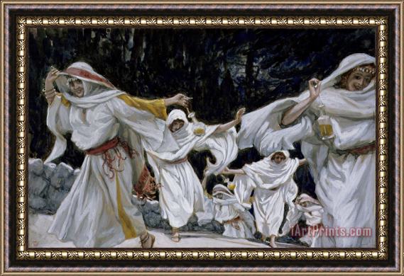 Tissot The Wise Virgins Framed Painting