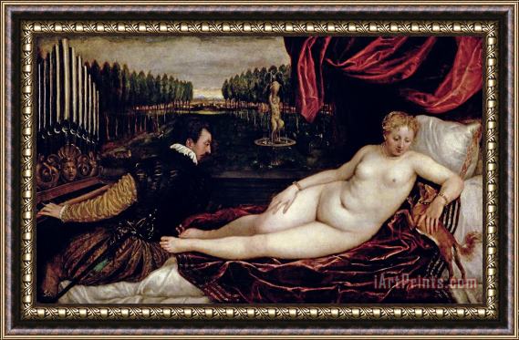 Titian Venus and the Organist Framed Print