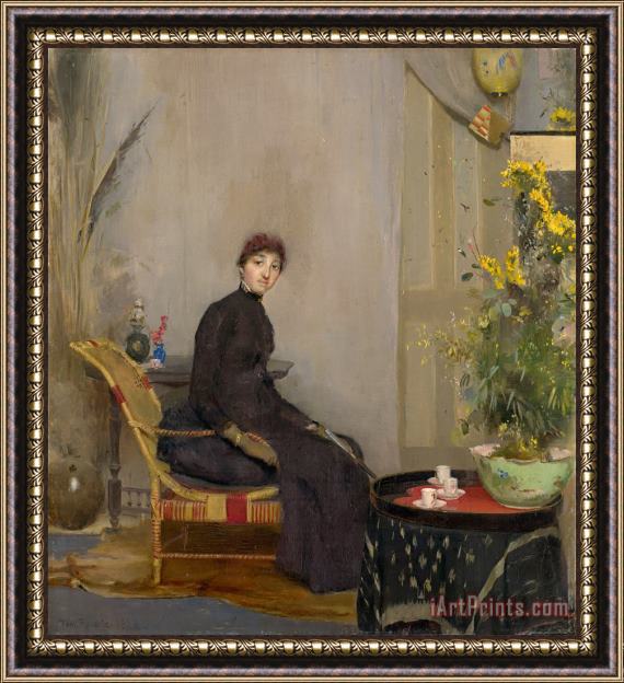 Tom Roberts Mrs L. A. Abrahams Framed Painting