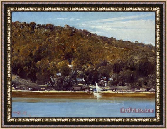 Tom Roberts The Camp, Sirius Cove Framed Painting