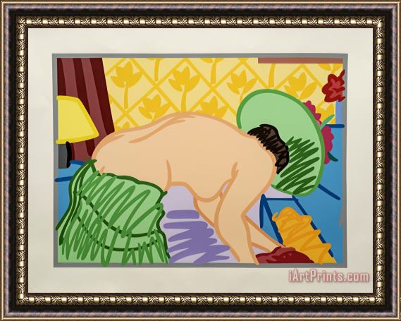 Tom Wesselmann Judy Trying on Clothes, Ca. 1997 Framed Print
