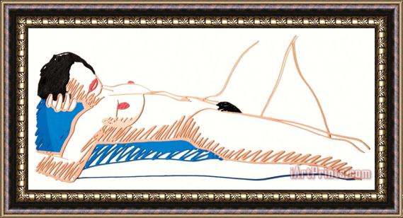 Tom Wesselmann Monica Lying on Her Back, 1985 1997 Framed Print