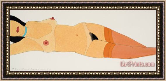 Tom Wesselmann Reclining Nude (variable Edition) No.32, 1997 Framed Painting