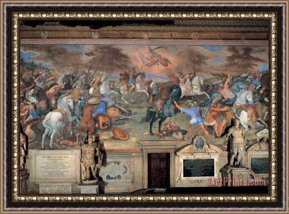 Tommaso Laureti Battle of Lake Regillus Framed Print