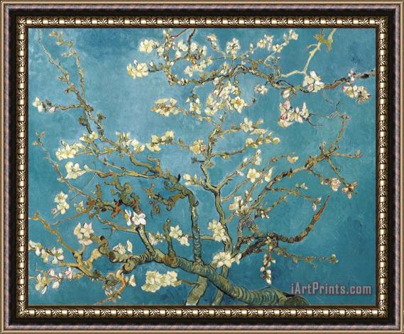 Vincent van Gogh Almond Blossoms Framed Painting