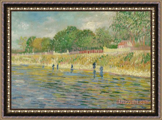 Vincent van Gogh Bank Of The Seine Framed Print