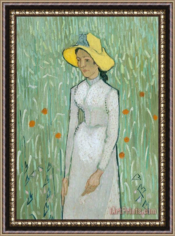 Vincent van Gogh Girl In White Framed Print
