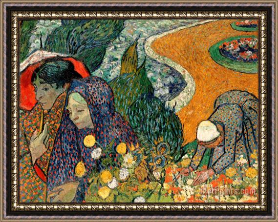 Vincent van Gogh Memory of The Garden at Etten Framed Print