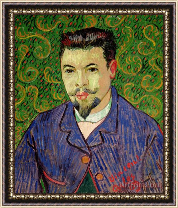 Vincent van Gogh Portrait Of Dr Felix Rey Framed Print