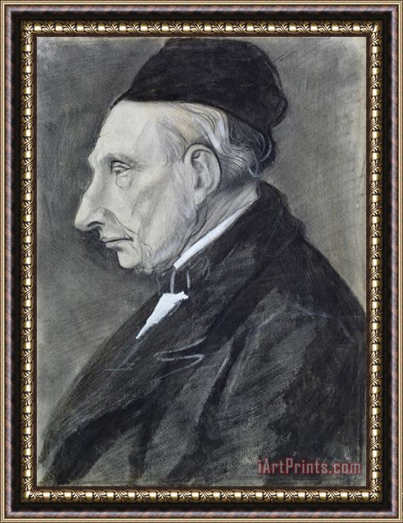 Vincent van Gogh Portrait Of The Artists Grandfather Framed Painting
