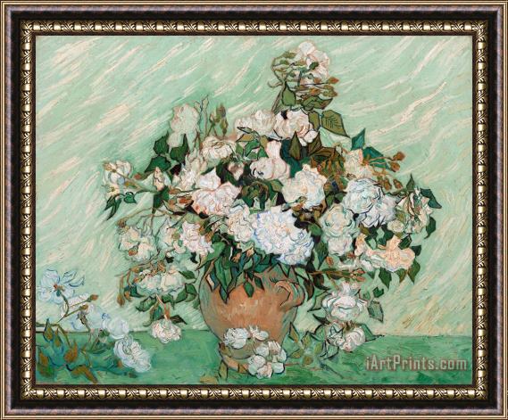 Vincent van Gogh Roses Framed Print