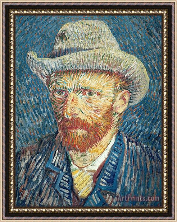 Vincent Van Gogh Self Portrait Framed Painting
