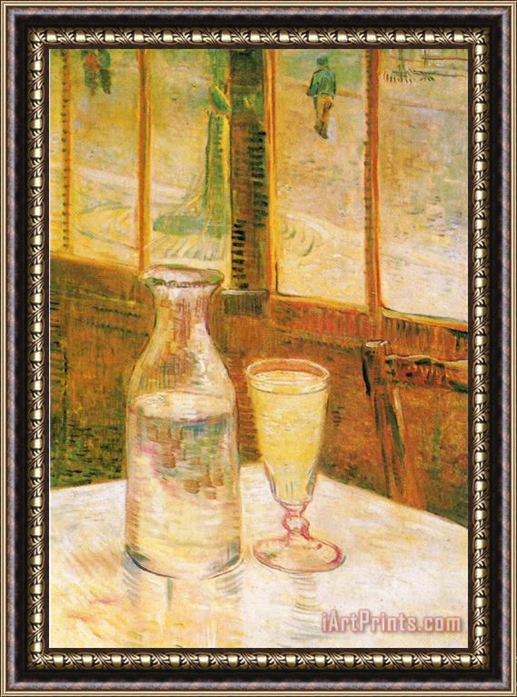 Vincent van Gogh Still Life with Absinthe Framed Print
