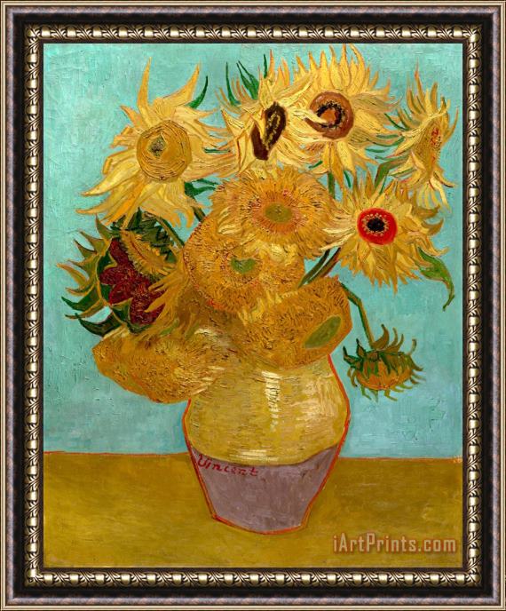 Vincent van Gogh Sunflowers Framed Print