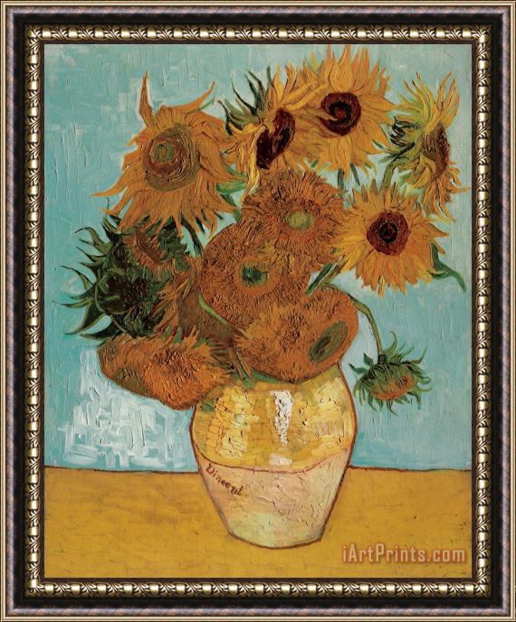 Vincent van Gogh Sunflowers Framed Print