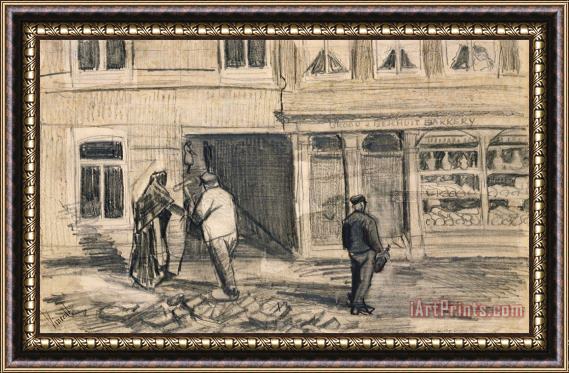Vincent van Gogh The Bakery In De Geest Framed Painting