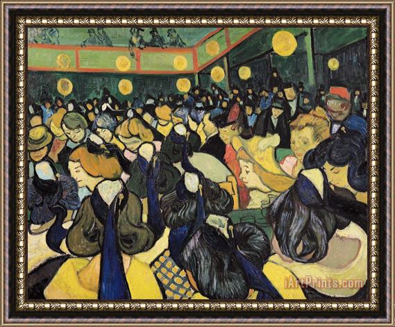 Vincent van Gogh The Dance Hall at Arles Framed Painting