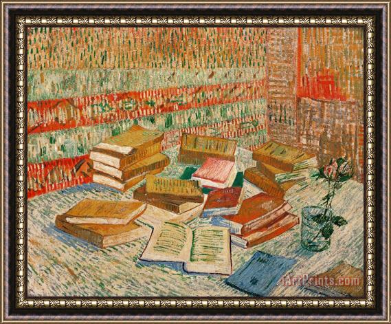 Vincent van Gogh The Yellow Books Framed Print