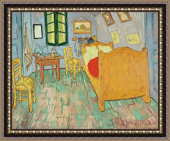 Vincent van Gogh Van Goghs Bedroom At Arles Framed Painting