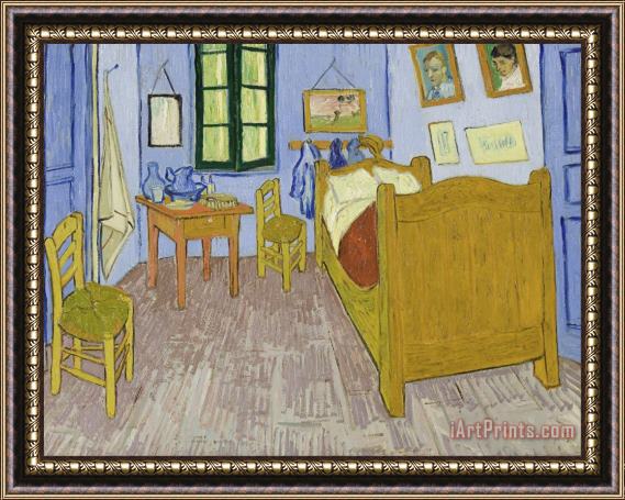 Vincent van Gogh Van Goghs Bedroom In Arles Framed Print