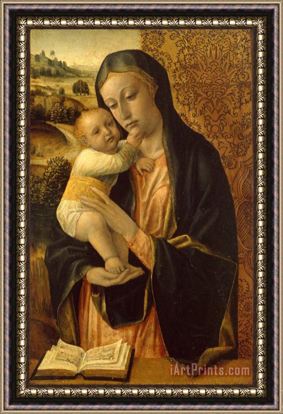 Vincenzo Foppa The Virgin And Child Framed Painting
