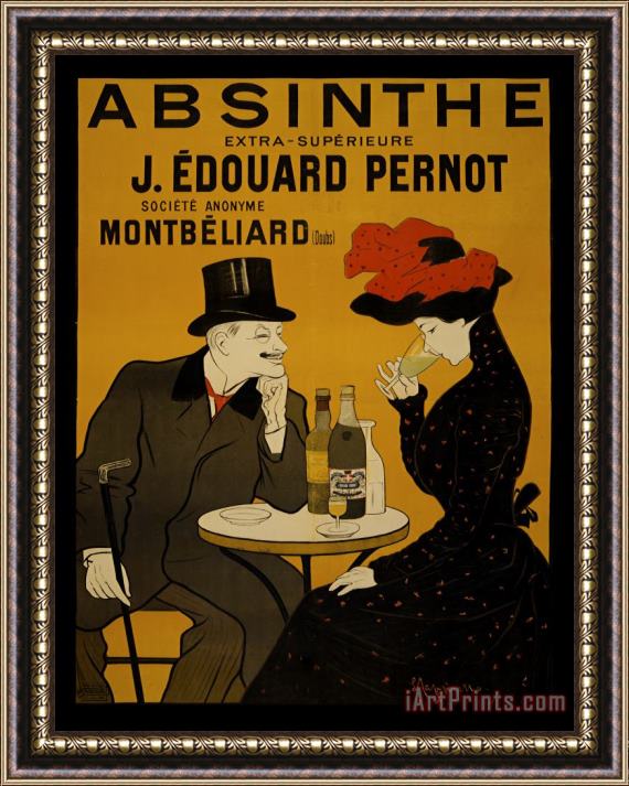 Vintage Images Absinthe Pernot Framed Painting