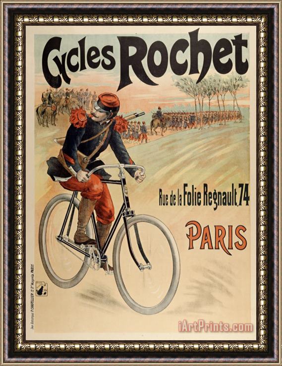 Vintage Images Cycles Rochet Framed Painting