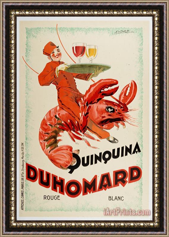 Vintage Images Duhomard Framed Print