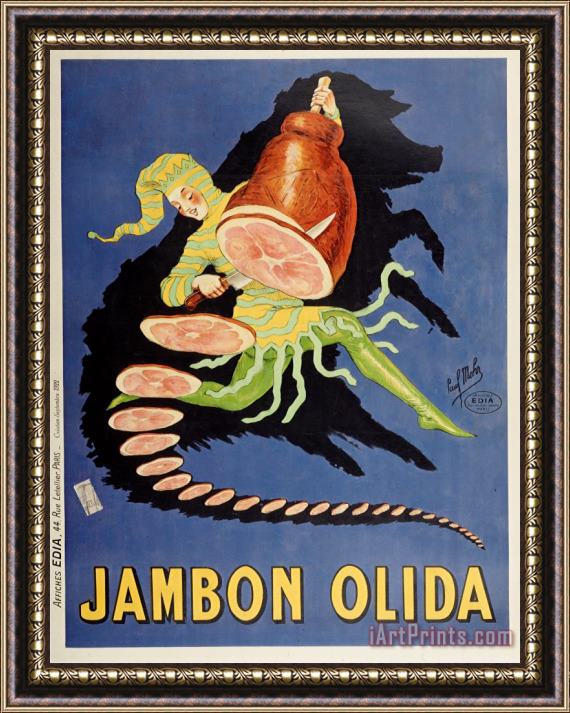 Vintage Images Jambon Olida Framed Print