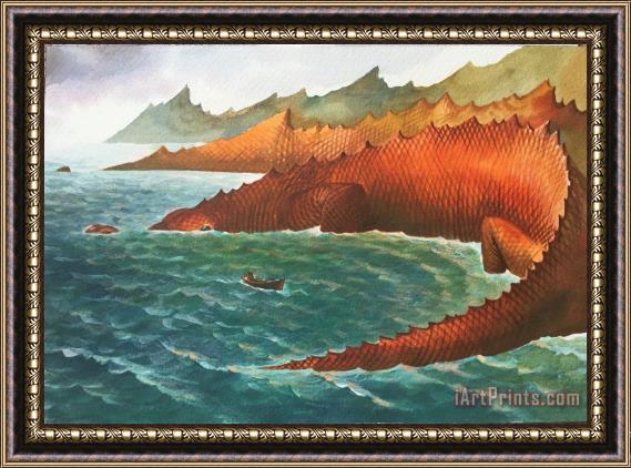 Vladimir Kush Coast Guard Framed Painting