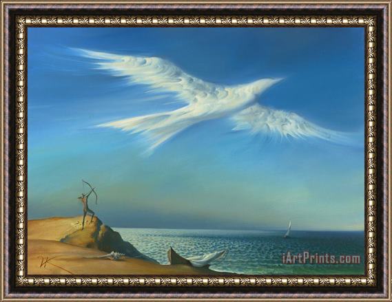 Vladimir Kush Heavenly Target Framed Painting