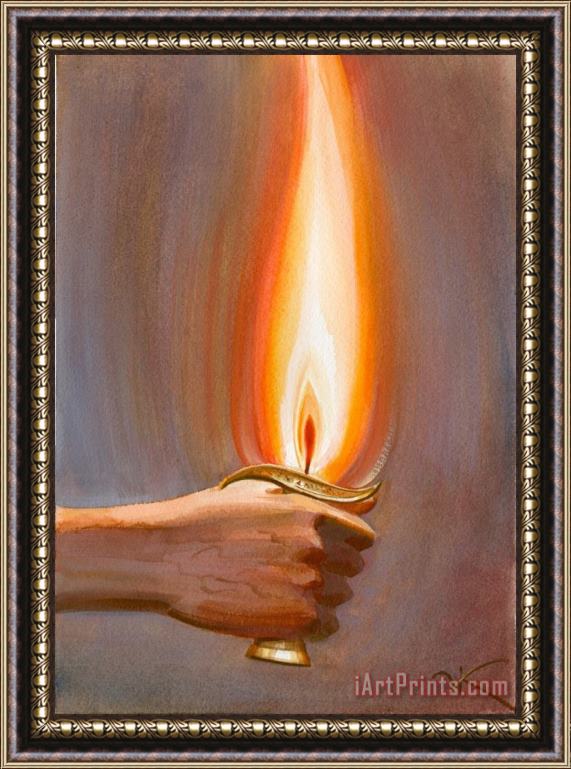 Vladimir Kush Light Is Weapon Framed Painting