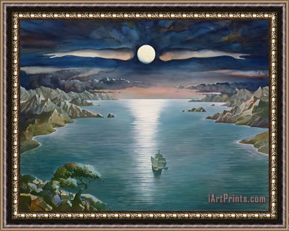Vladimir Kush Magellan's Voyage Framed Painting