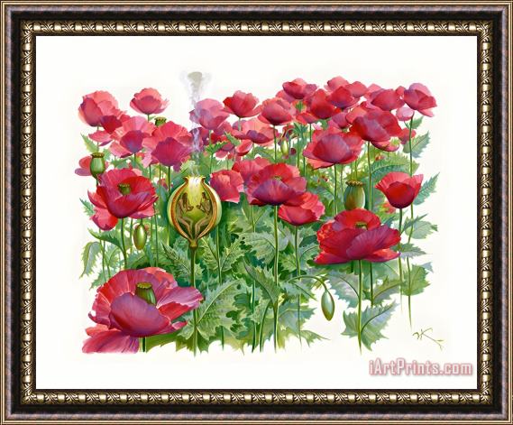Vladimir Kush Opium Lovers Framed Painting